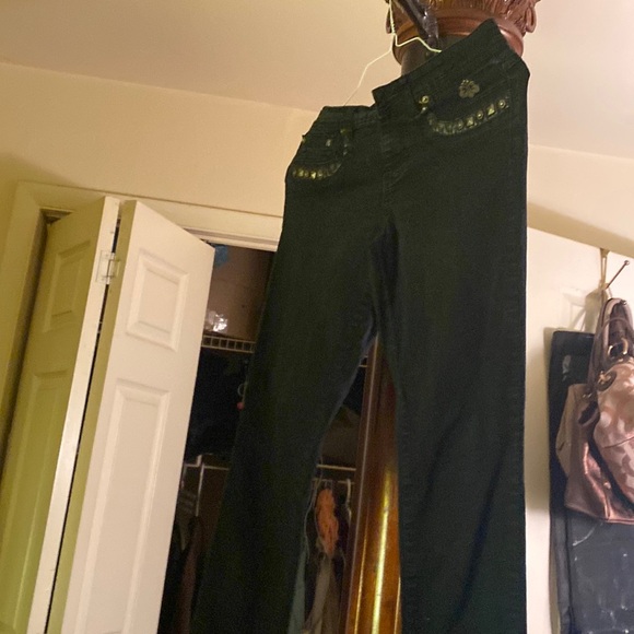 Black straite leg jeans comfortable - Picture 1 of 8